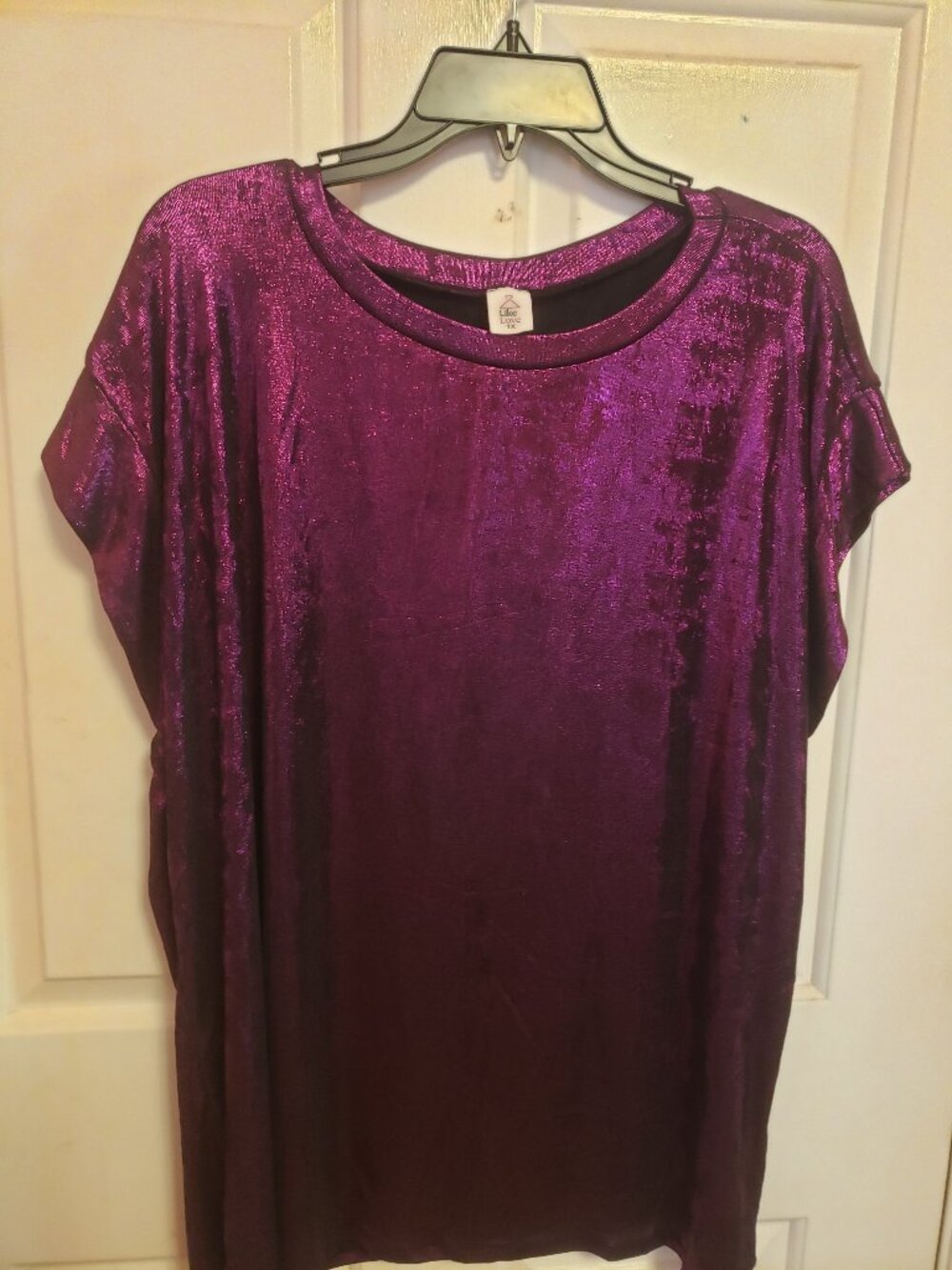 Like Love Metallica Purple Top
